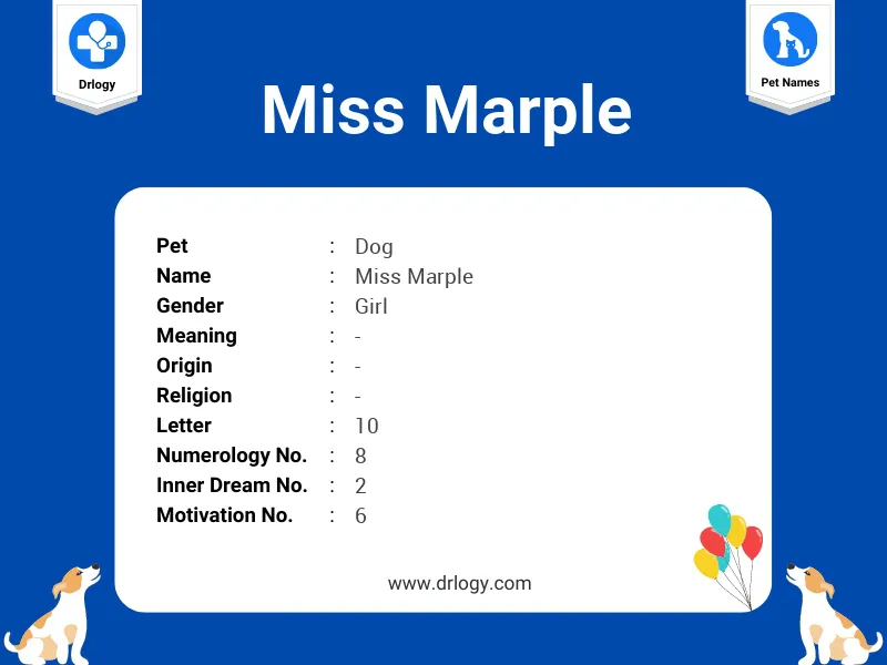 Miss Marple Name Meaning
